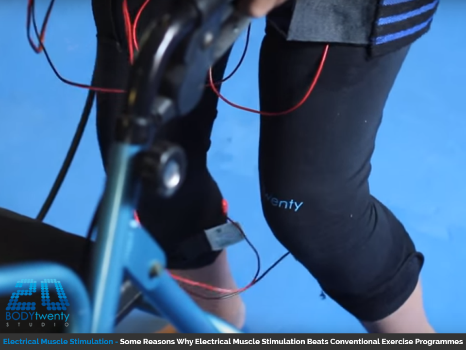 Electrical muscle stimulation beats conventional exercise programmes